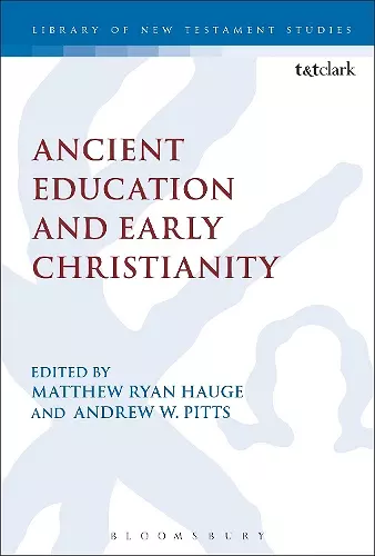 Ancient Education and Early Christianity cover