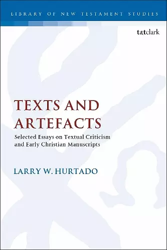 Texts and Artefacts cover
