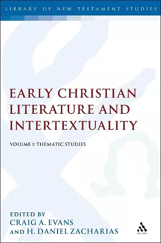 Early Christian Literature and Intertextuality cover