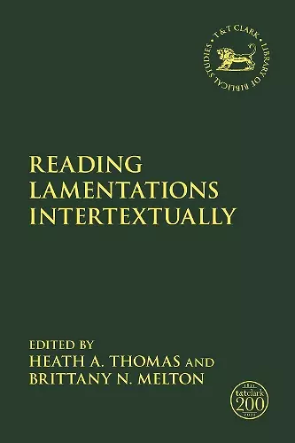 Reading Lamentations Intertextually cover