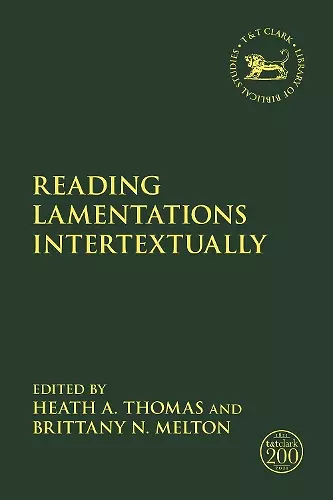 Reading Lamentations Intertextually cover