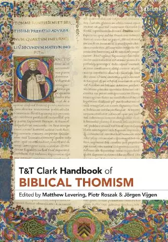 T&T Clark Handbook of Biblical Thomism cover