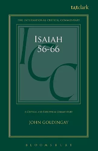 Isaiah 56-66 (ICC) cover