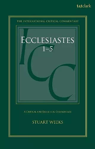 Ecclesiastes 1-5 cover