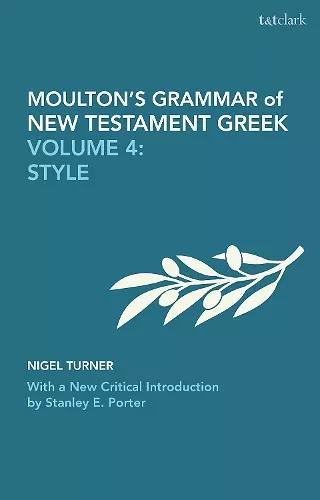 Moulton's Grammar of New Testament Greek cover