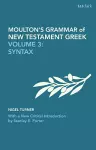 Moulton's Grammar of New Testament Greek cover