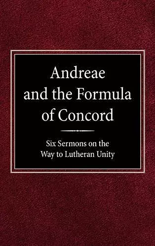 Andreae and the Formula of Concord cover