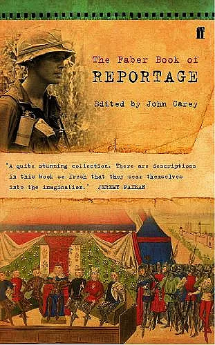 The Faber Book of Reportage cover