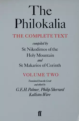 The Philokalia Vol 2 cover