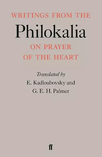 Writings from the Philokalia cover