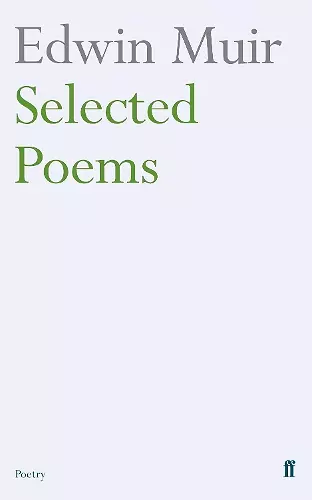Edwin Muir Selected Poems cover