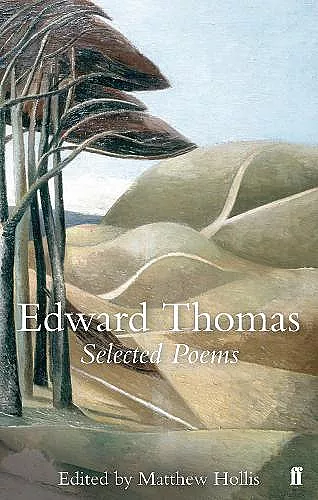 Selected Poems of Edward Thomas cover