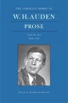 W. H. Auden Prose Volume 3 (1949-1955) cover