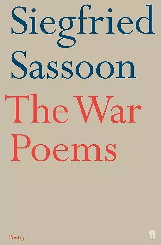 The War Poems cover