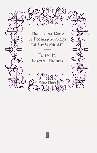 The Pocket Book of Poems and Songs for the Open Air cover