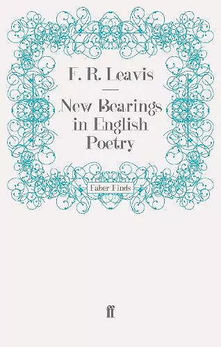 New Bearings in English Poetry cover