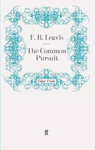 The Common Pursuit cover