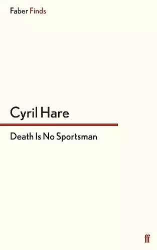 Death Is No Sportsman cover