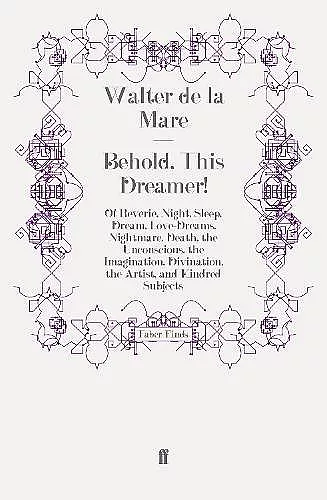 Behold, This Dreamer! cover