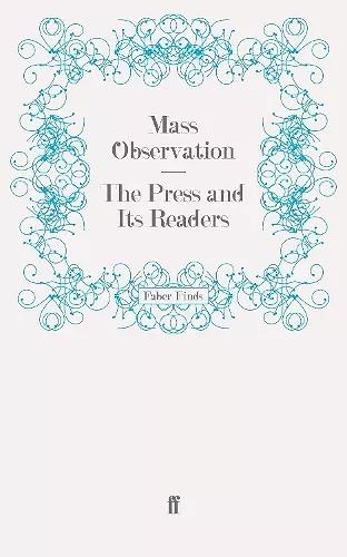 The Press and Its Readers cover