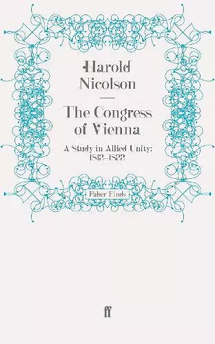 The Congress of Vienna cover