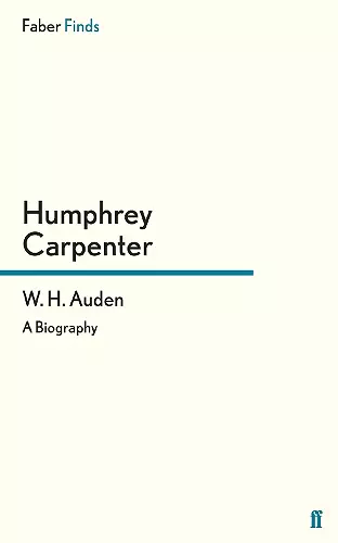 W. H. Auden cover