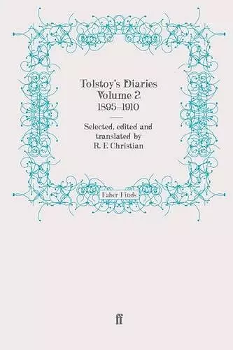 Tolstoy's Diaries cover