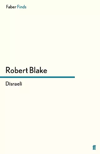 Disraeli cover