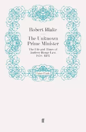 The Unknown Prime Minister cover