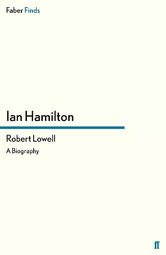 Robert Lowell cover