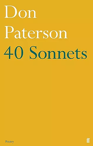 40 Sonnets cover