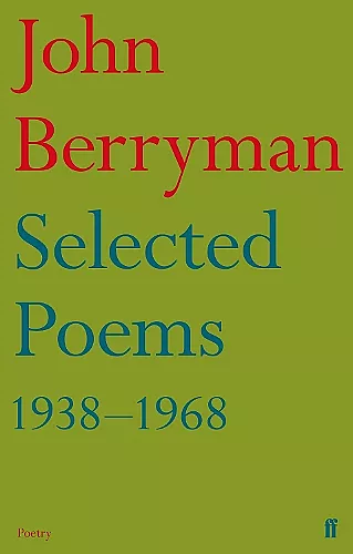 Selected Poems 1938-1968 cover