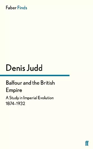 Balfour and the British Empire cover