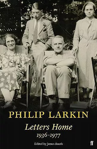 Philip Larkin: Letters Home cover