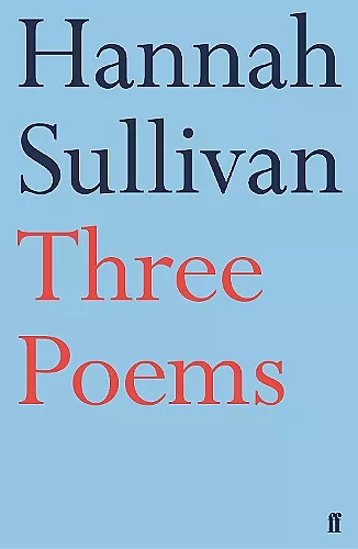 Three Poems cover