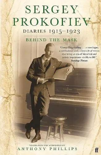 Sergey Prokofiev: Diaries 1915-1923 cover