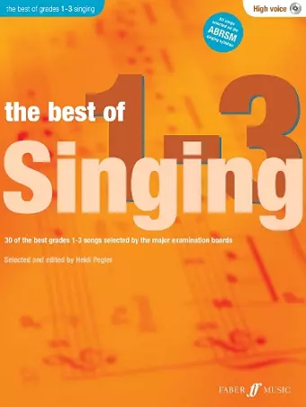 The Best Of Singing Grades 1 - 3 (High Voice) cover