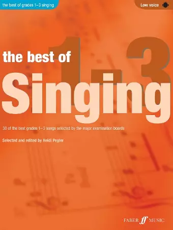 The Best of Singing Grades 1 - 3 (Low Voice) cover