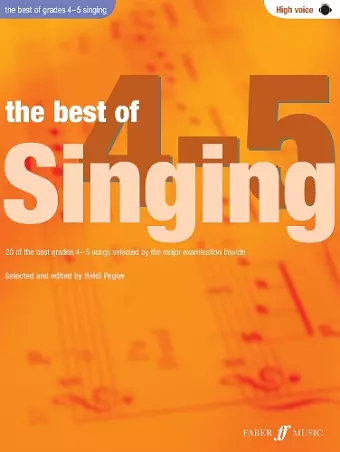 The Best Of Singing Grades 4-5 (High Voice) cover