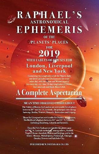 Raphael's Ephemeris 2019 cover