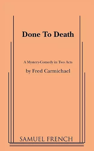 Done to Death cover