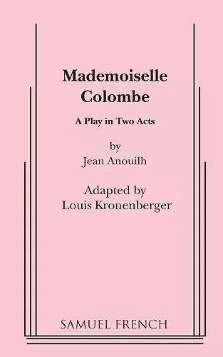 Mademoiselle Colombe cover