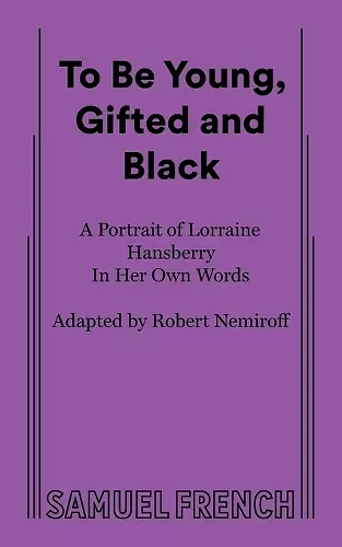 To Be Young, Gifted and Black cover