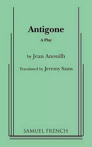 Antigone (Sams, Trans.) cover