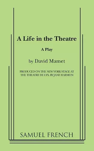 A Life in the Theatre cover