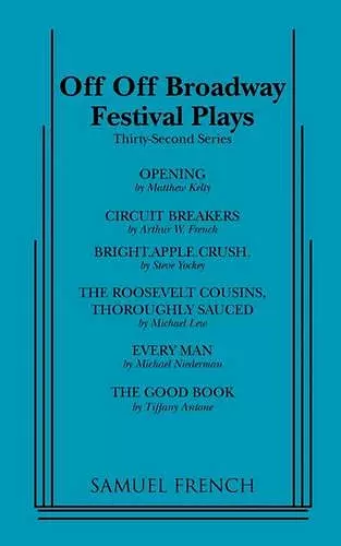 Off Off Broadway Festival Plays, 32nd Series cover