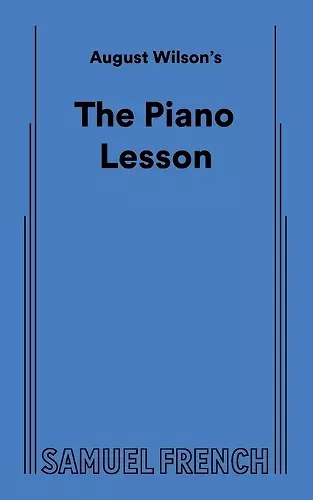 August Wilson's The Piano Lesson cover