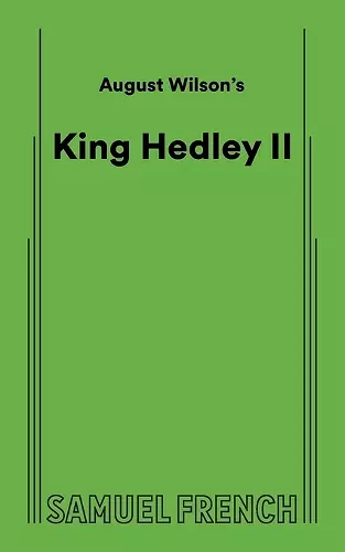 August Wilson's King Hedley II cover