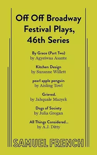 Off Off Broadway Festival Plays, 46th Series cover