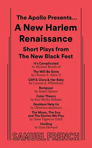 The Apollo Presents... A New Harlem Renaissance: Short Plays from The New Black Fest cover
